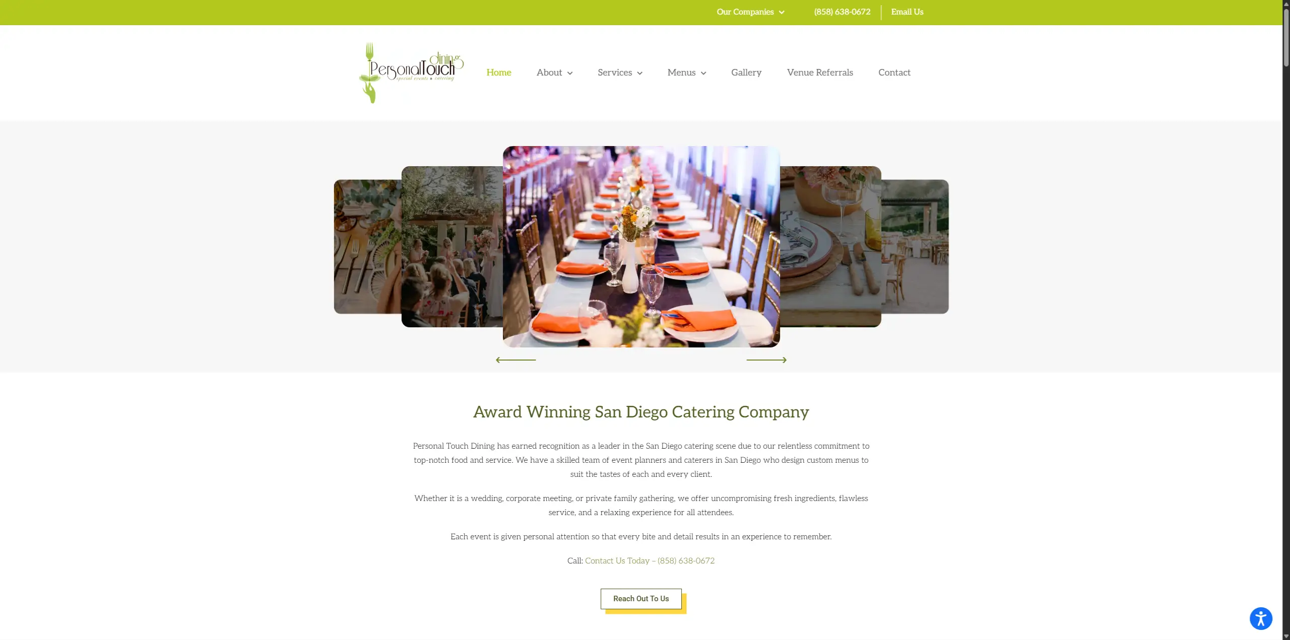 Personal Touch Dining